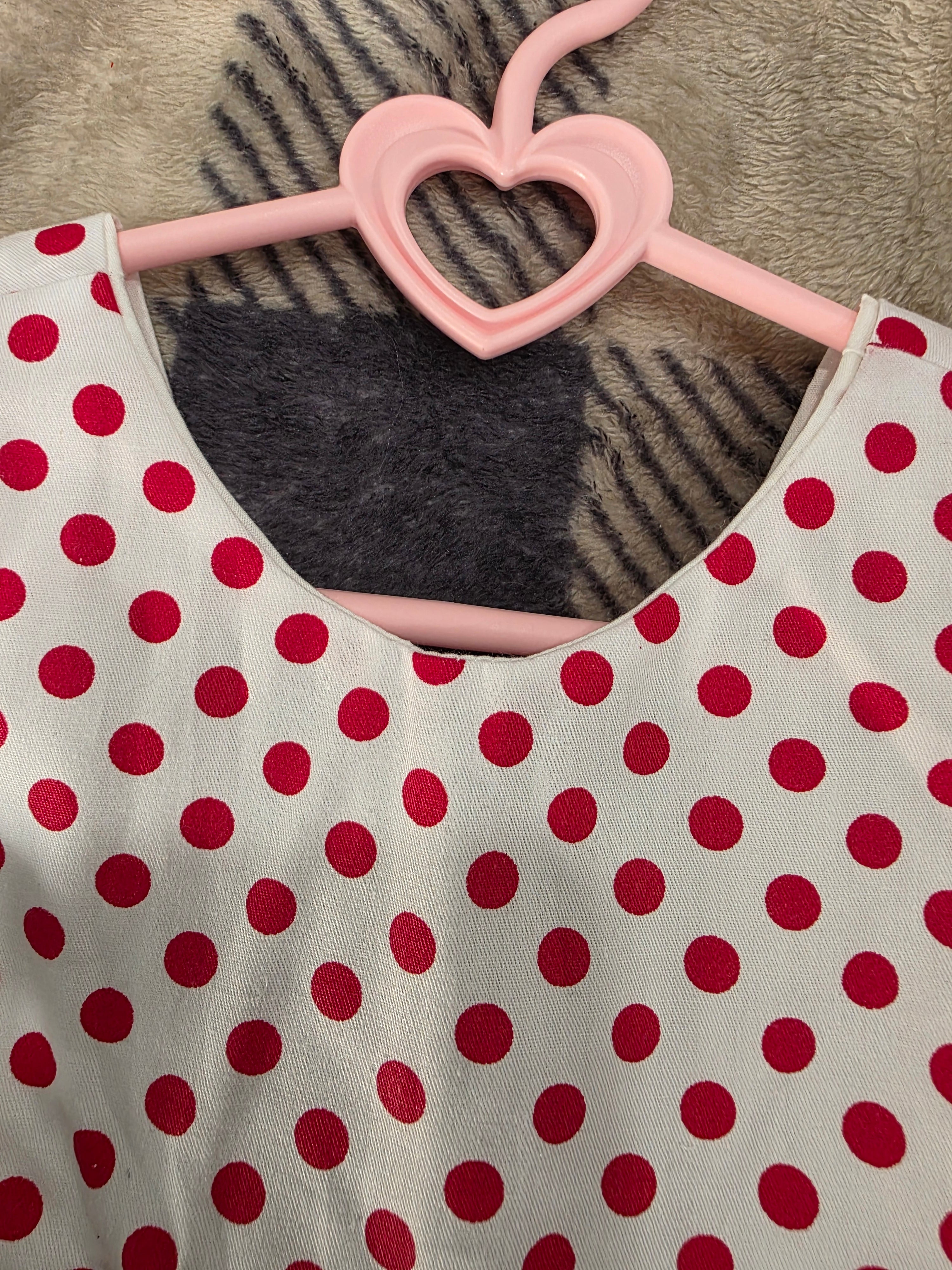 Girls Dress with Bow and V-Back