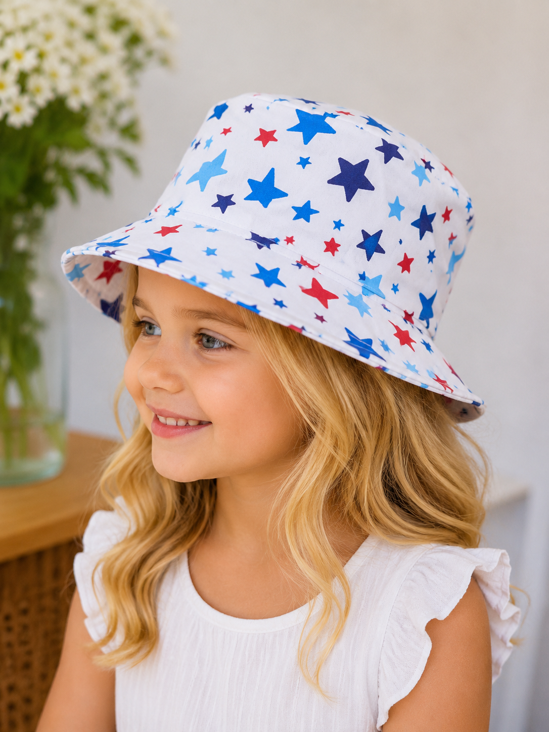 Sombrero de Tela Estrellas para Niños